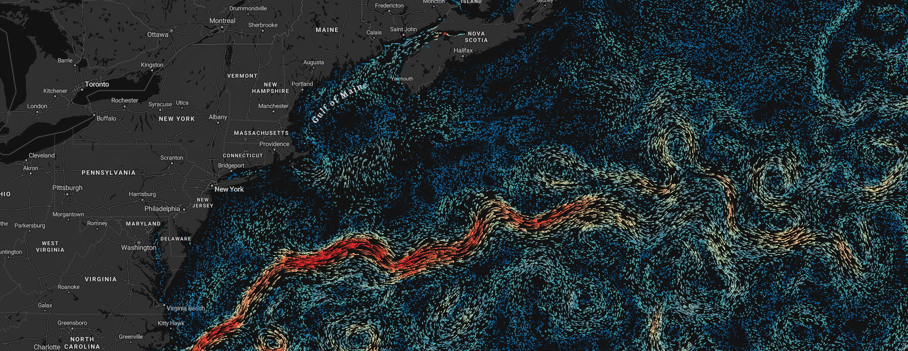Thumbnail view of the LunaOcean ocean weather app, built in part by the author